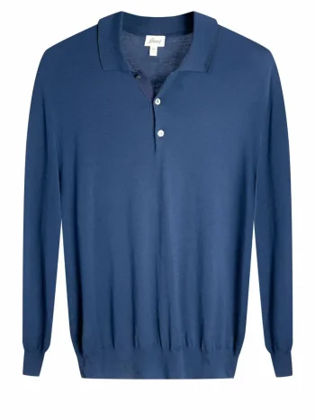 Шерстяное поло Brioni артикул 1AST54-JK07