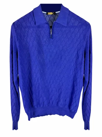 Поло из хлопка и шелка ZILLI артикул 6033072001NC2