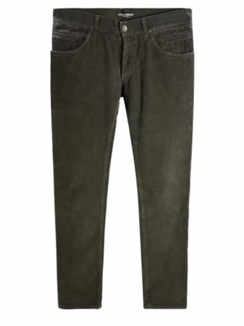 Вельветовые брюки DOLCE & GABBANA артикул G38WLX-G8M86