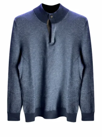 Джемпер из кашемира и хлопка Ermenegildo Zegna артикул UYQ25/127