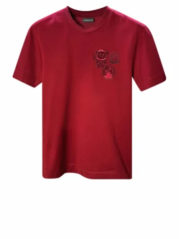 Хлопковая футболка EMPORIO ARMANI артикул 6H1TF1-1JTUZ