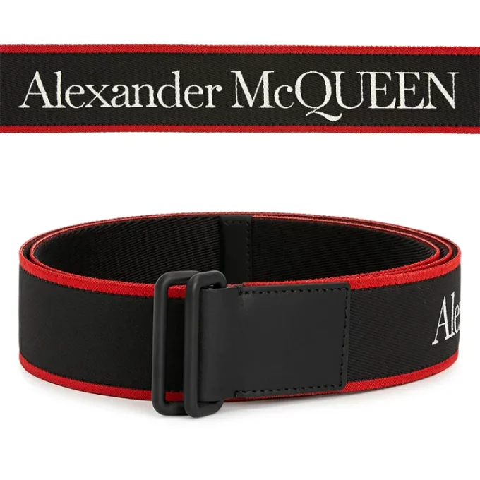 Текстильный ремень Alexander McQueen