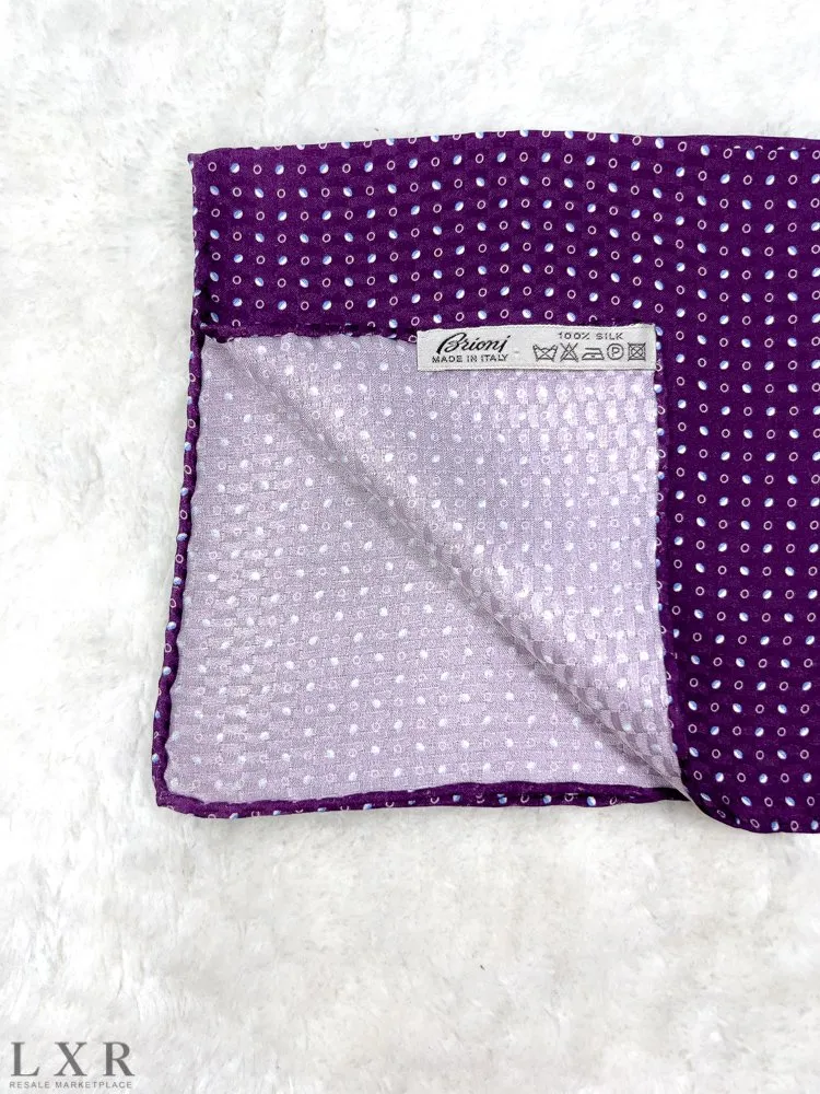 Шелковый платок Brioni артикул 1AWKL-GH45