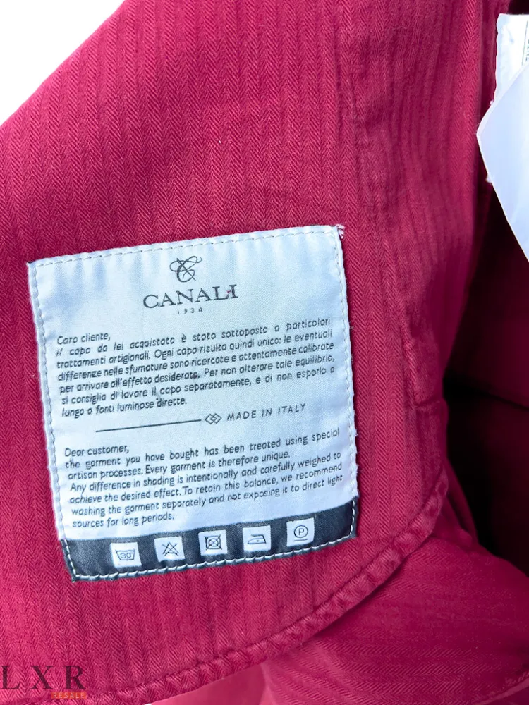 Чиносы CANALI артикул C18P028865