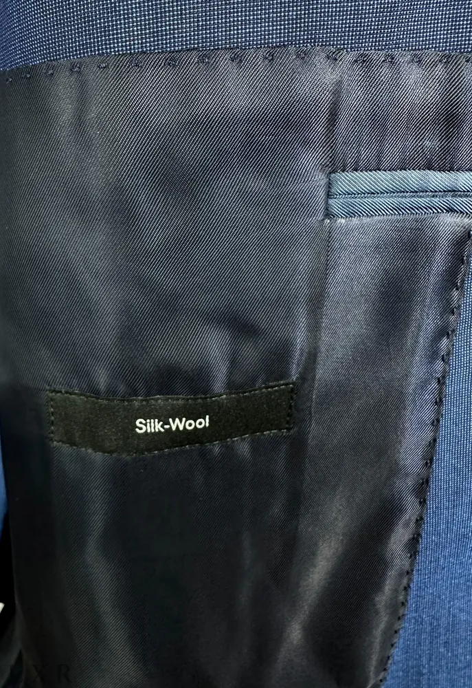 Классический синий костюм HUGO BOSS артикул 50375543