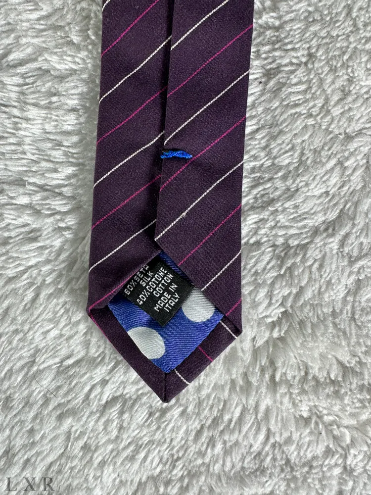 Галстук из хлопка и шелка Paul Smith артикул AGXA-764L-R40