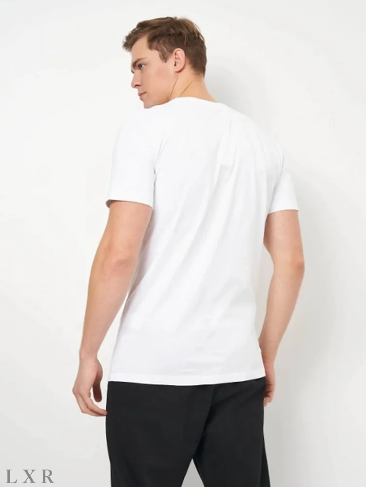 Белая футболка Baldinini артикул M21-W0800