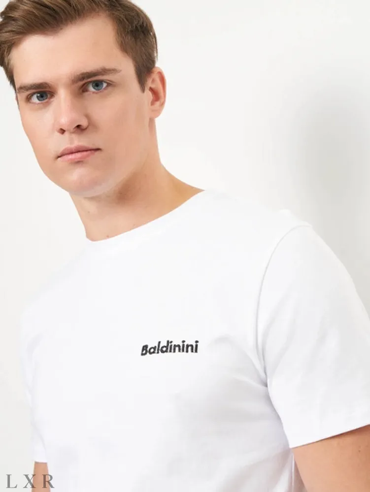 Белая футболка Baldinini артикул M21-W0800