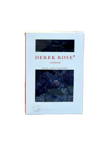 Шелковые боксеры DEREK ROSE артикул 6080-BRIN086MUL