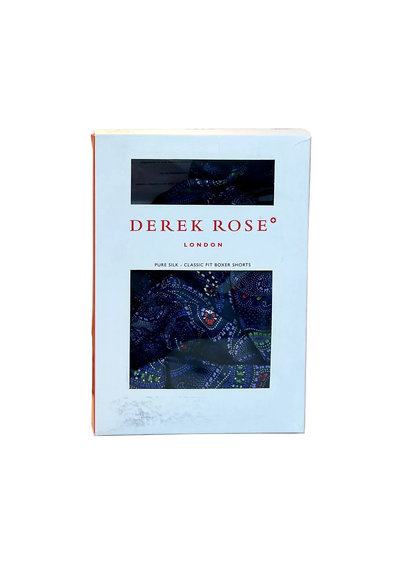 Шелковые боксеры DEREK ROSE артикул 6080-BRIN086MUL
