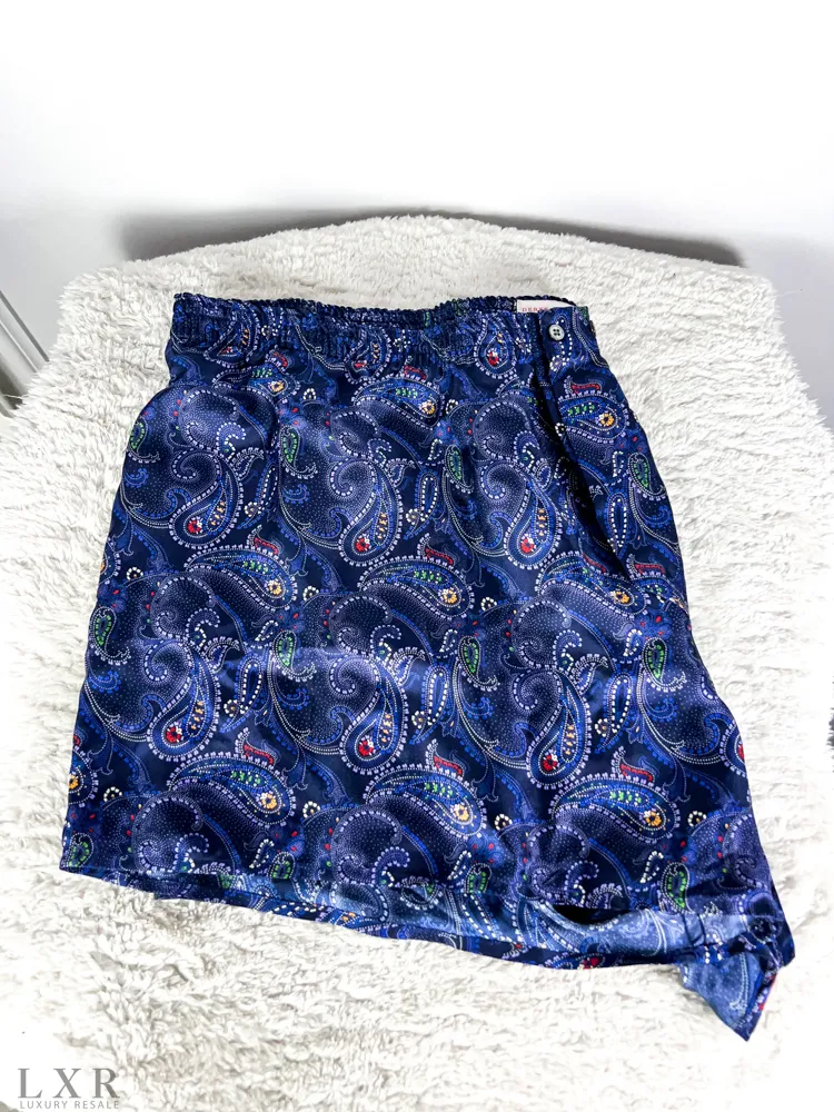 Шелковые боксеры DEREK ROSE артикул 6080-BRIN086MUL