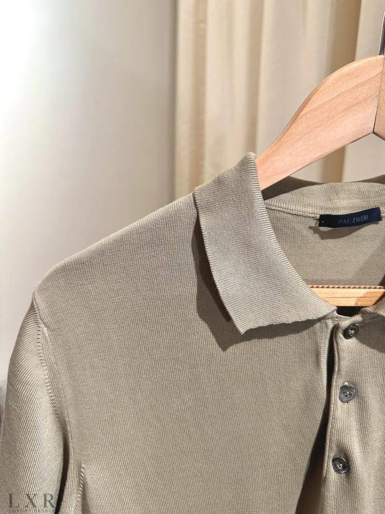 Хлопковое поло PAL ZILERI артикул ZXB432-73