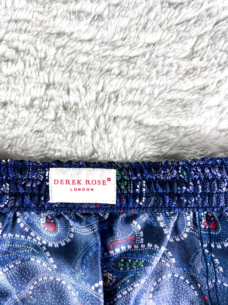 Шелковые боксеры DEREK ROSE артикул 6080-BRIN086MUL