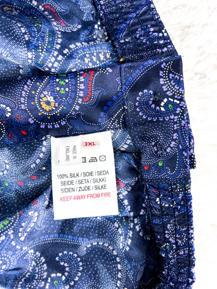 Шелковые боксеры DEREK ROSE артикул 6080-BRIN086MUL