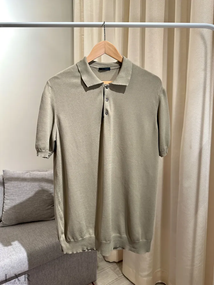 Хлопковое поло PAL ZILERI артикул ZXB432-73