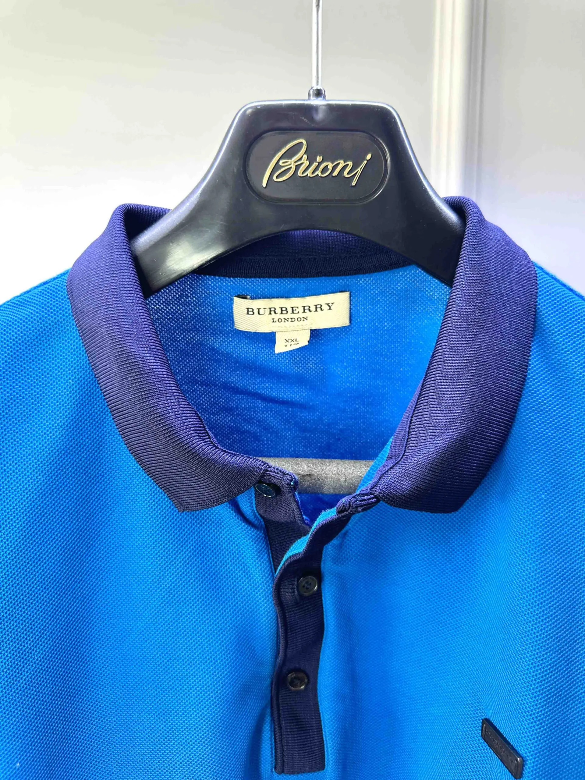 Хлопковое поло BURBERRY артикул 3934432-64E