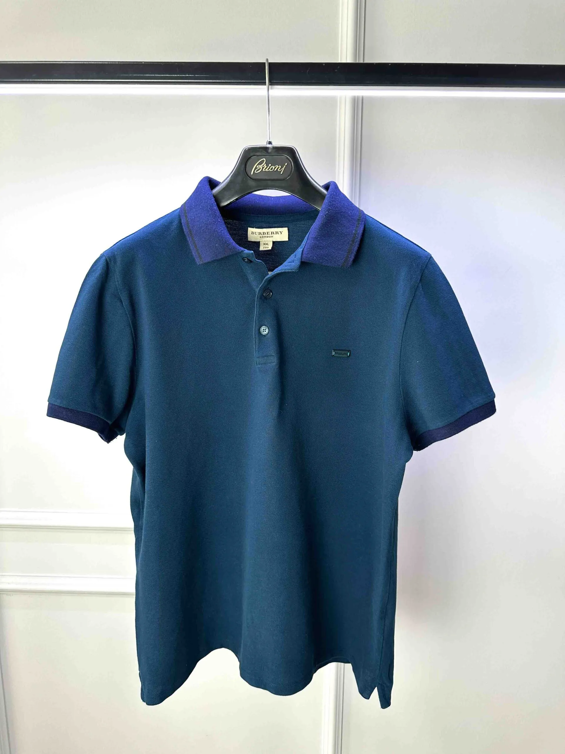 Хлопковое поло BURBERRY артикул 3963776-65B