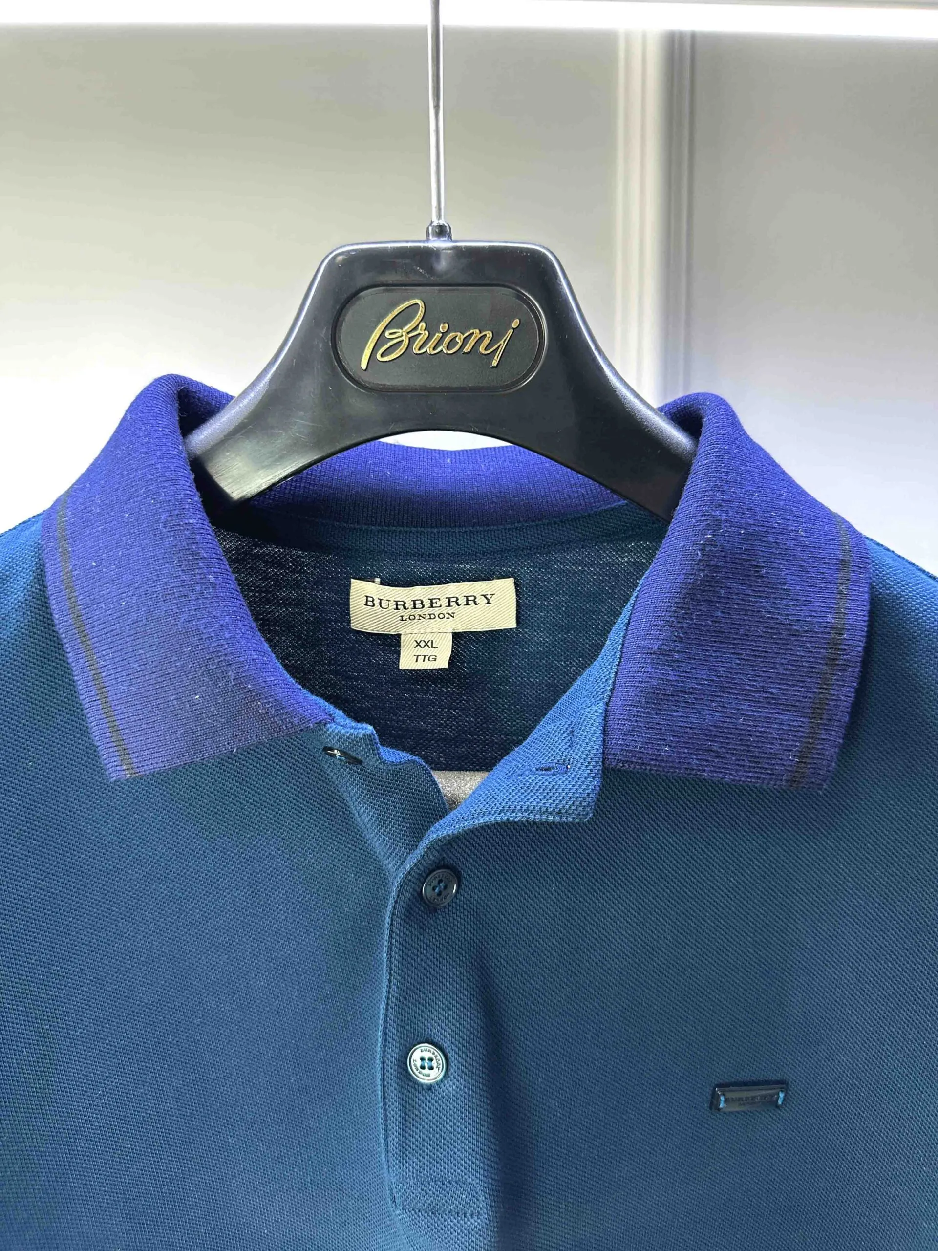 Хлопковое поло BURBERRY артикул 3963776-65B