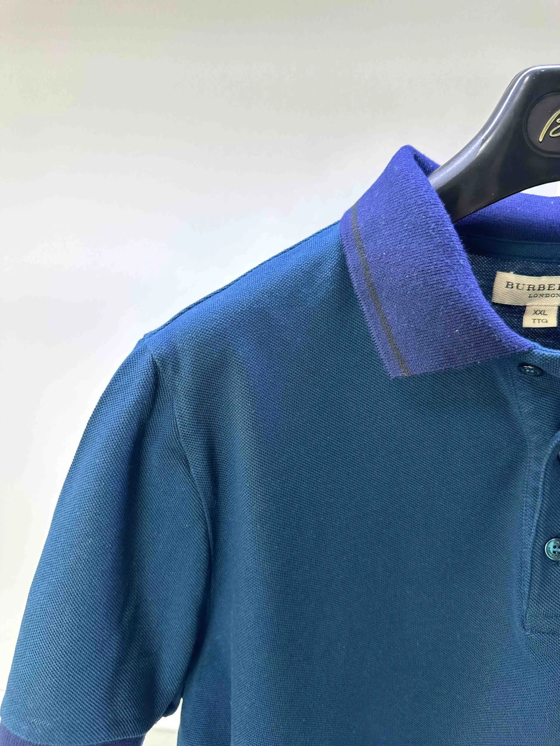 Хлопковое поло BURBERRY артикул 3963776-65B