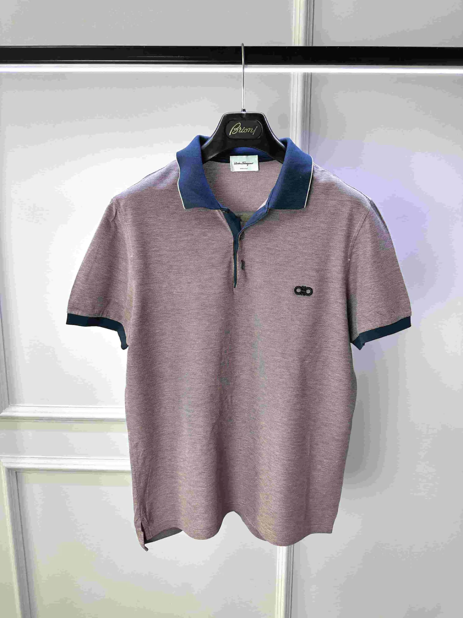 Хлопковое поло Salvatore Ferragamo артикул 0626-001