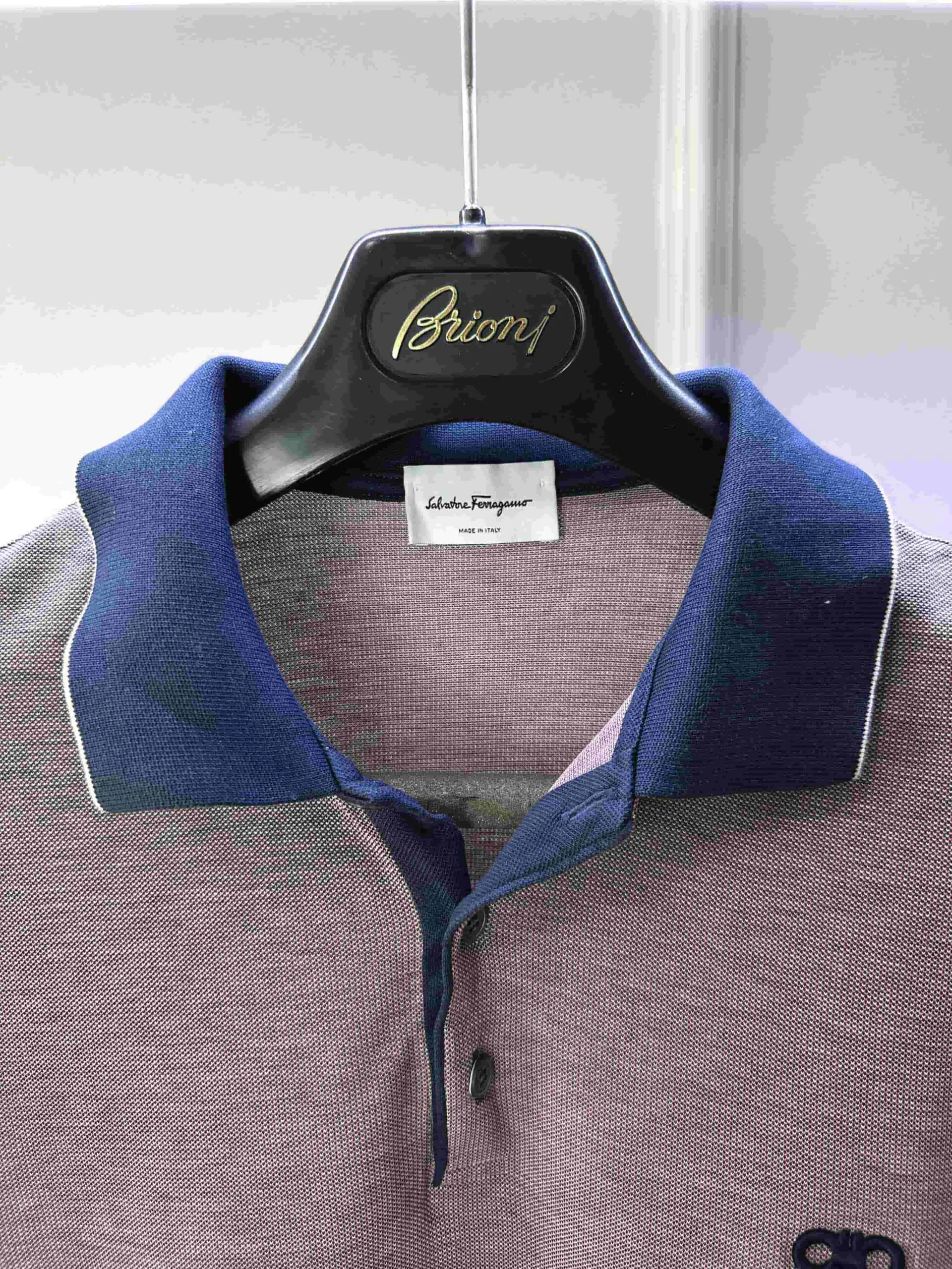 Хлопковое поло Salvatore Ferragamo артикул 0626-001