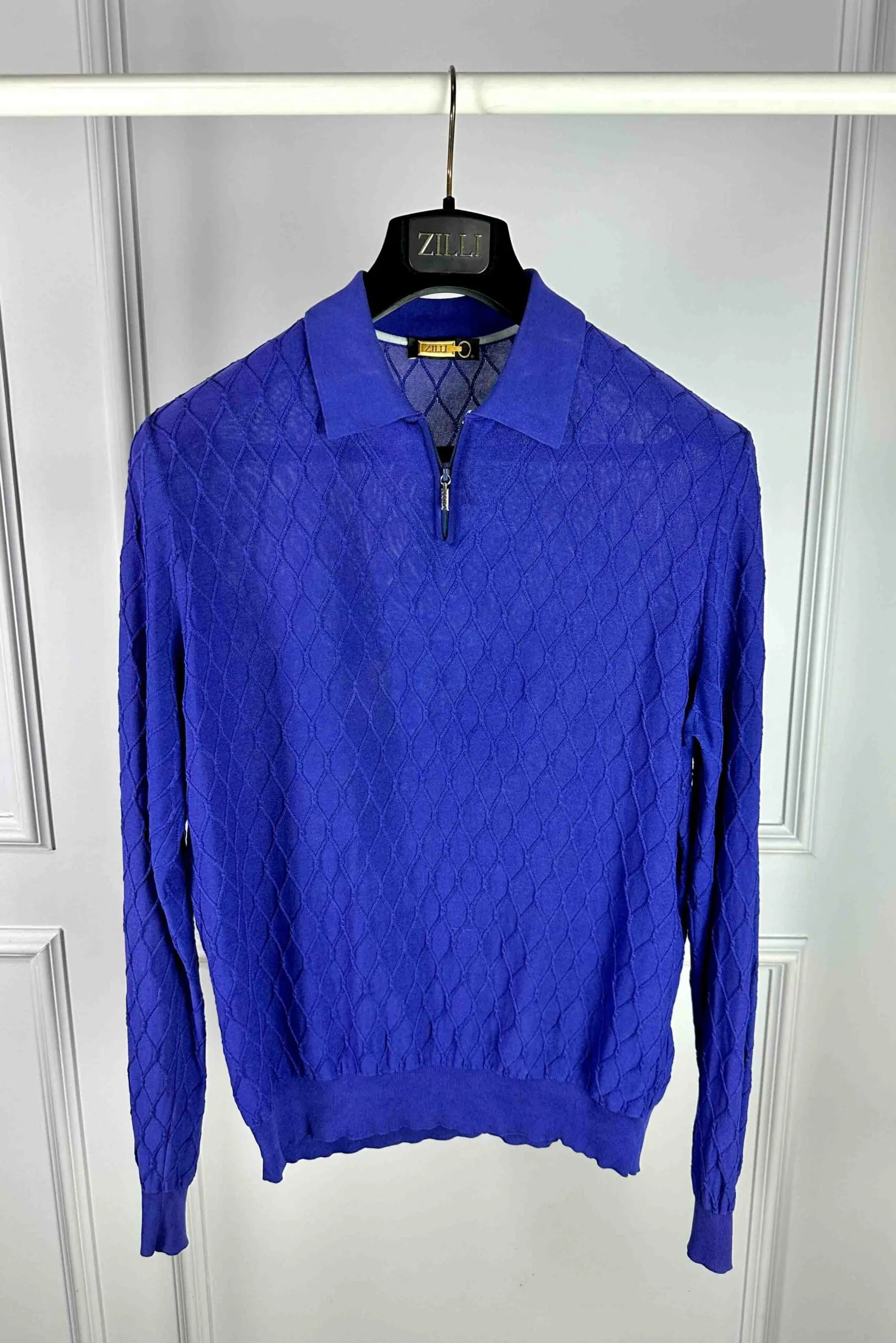 Поло из хлопка и шелка ZILLI артикул 6033072001NC2