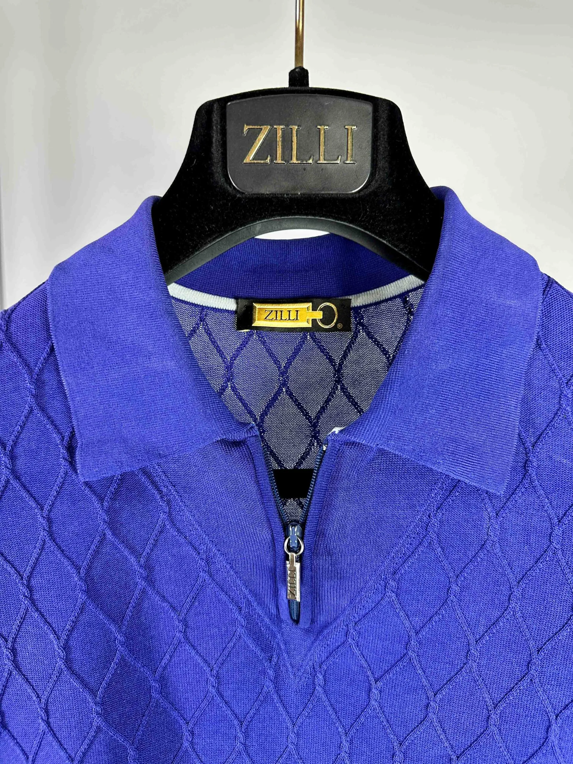 Поло из хлопка и шелка ZILLI артикул 6033072001NC2