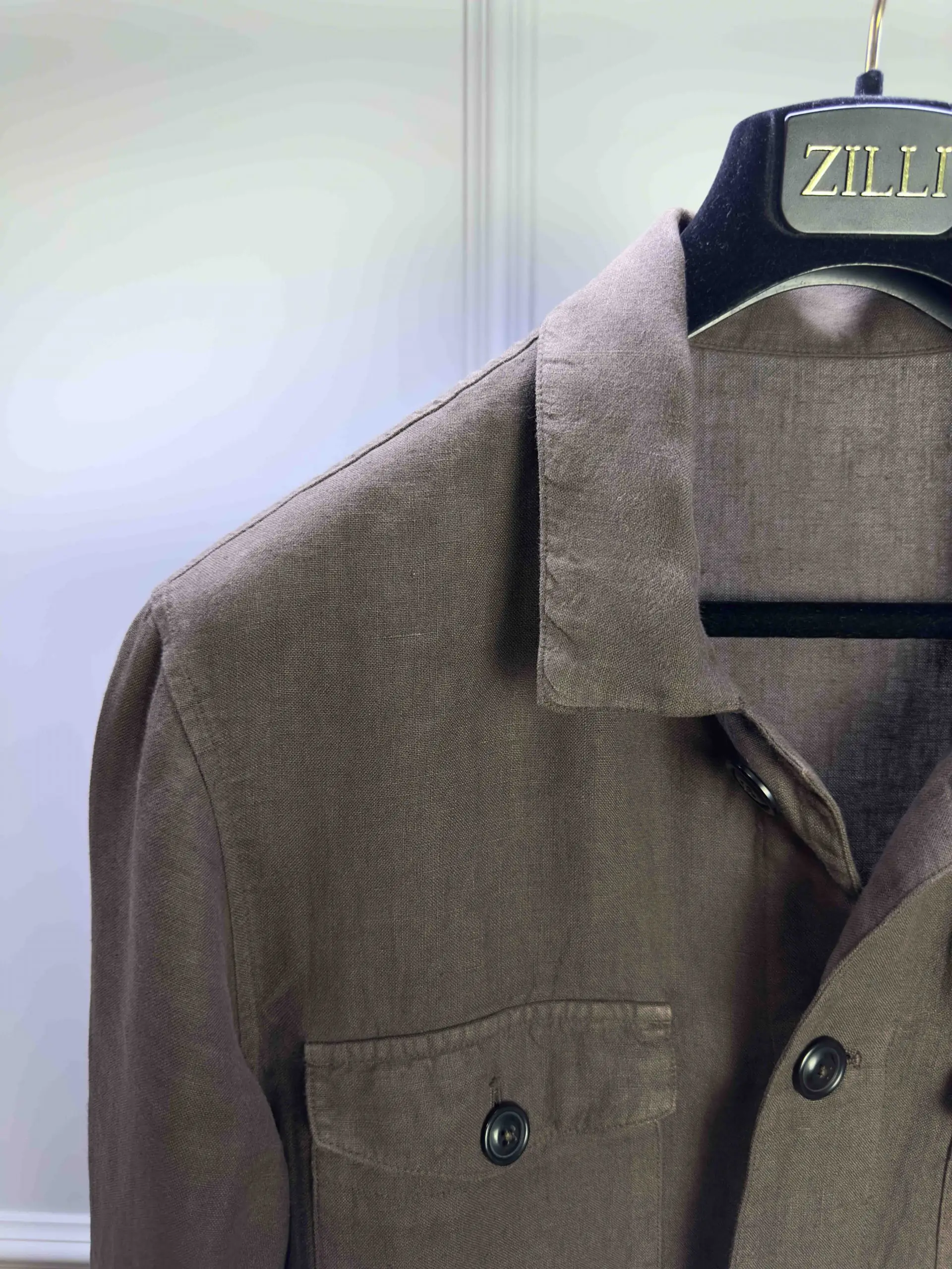 Льняная куртка-рубашка Altea артикул 1957324