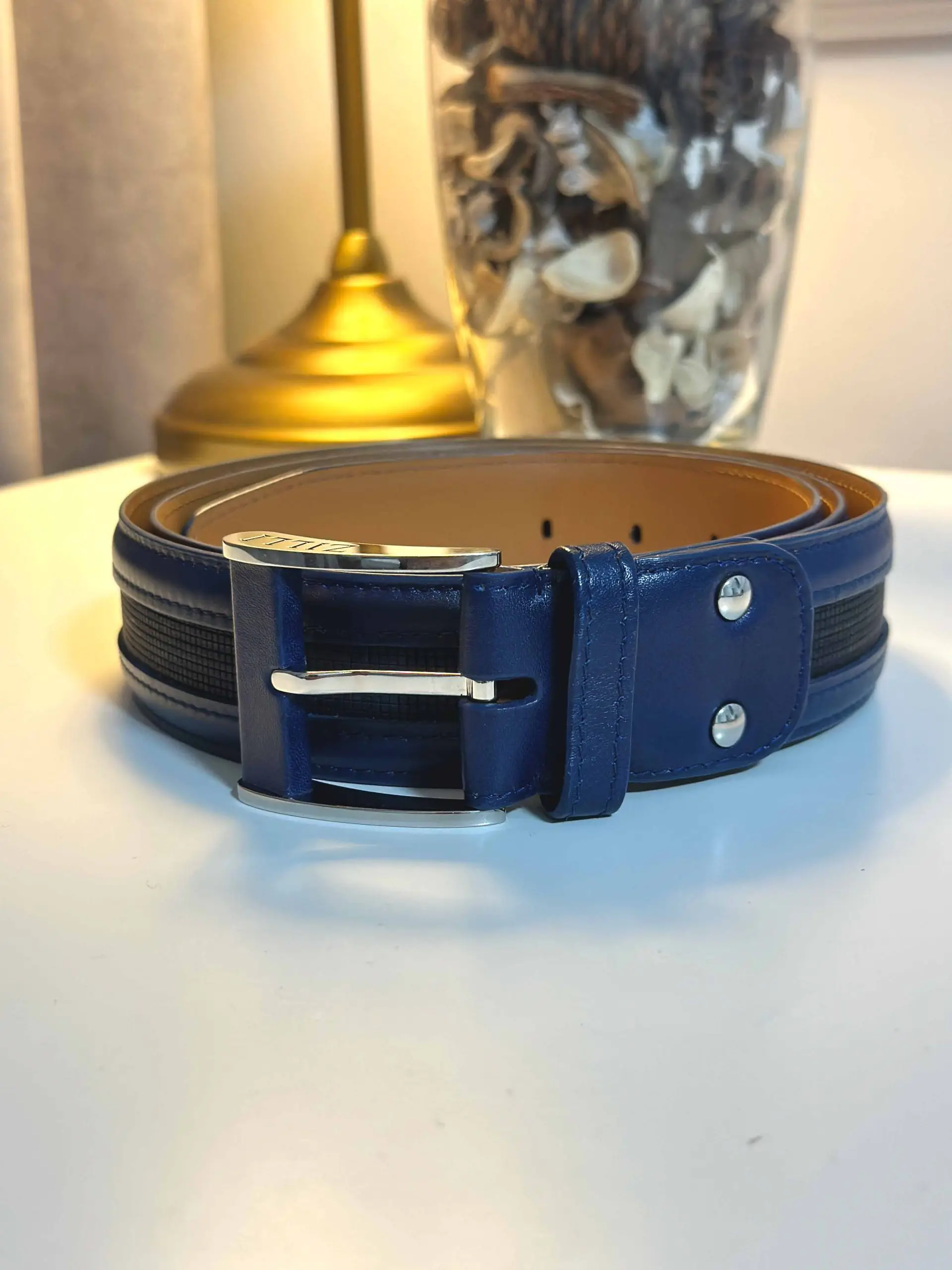 Кожаный ремень ZILLI артикул KZCLAB-07005