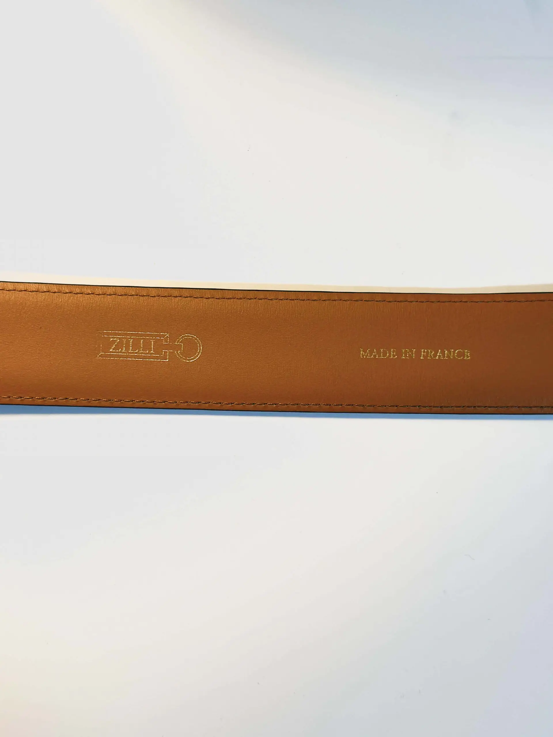 Кожаный ремень ZILLI артикул KZCLAB-07005