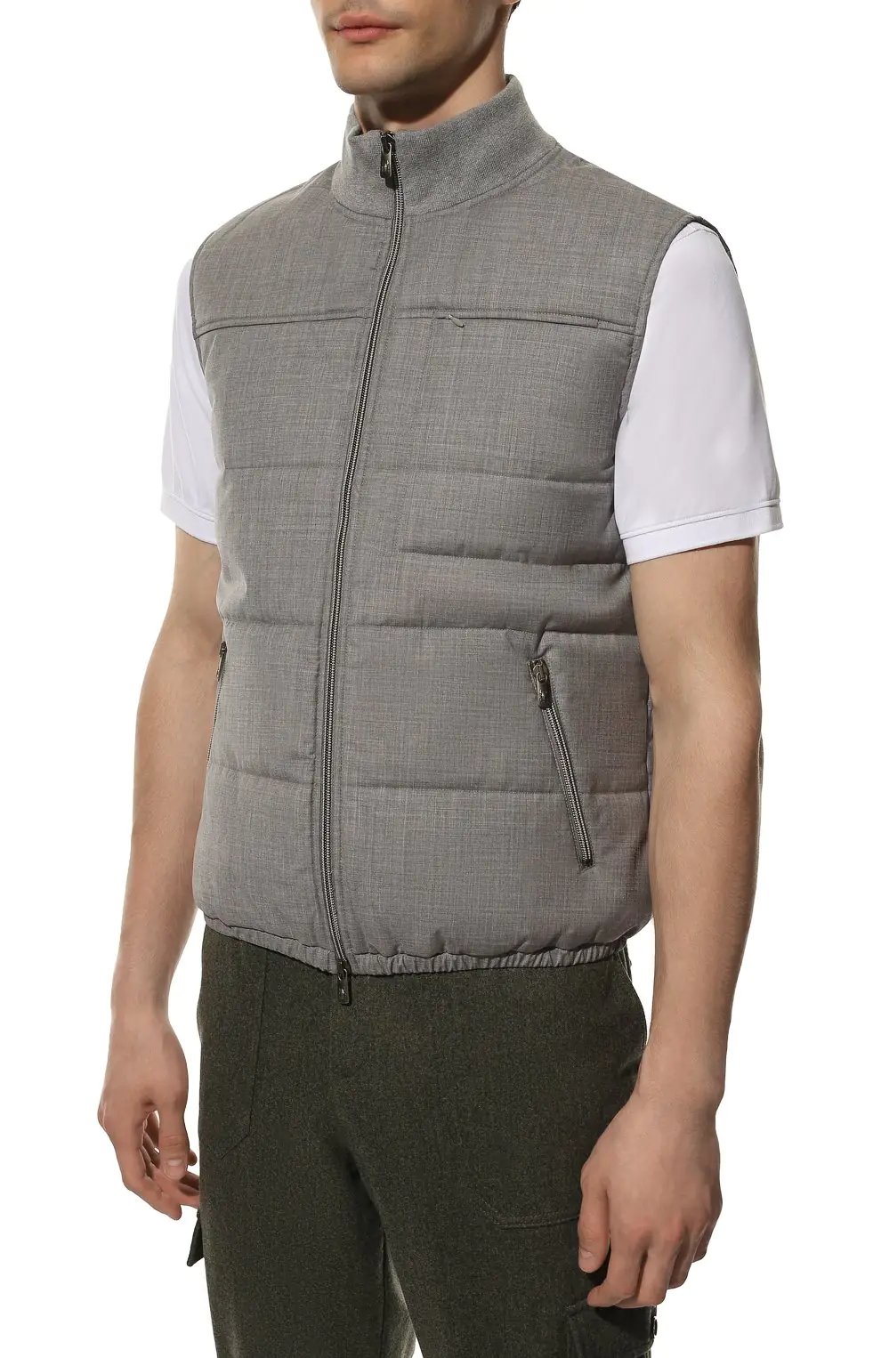 Шерстяной жилет CAPOBIANCO артикул 12M138-REI0