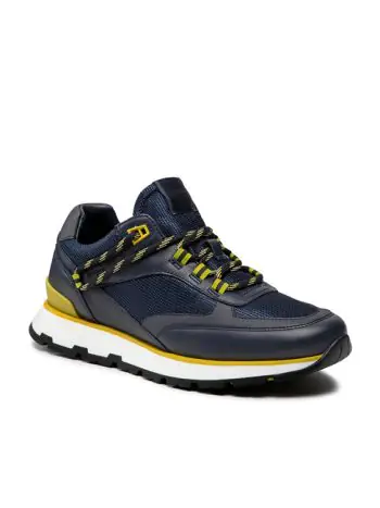 Комбинированные кроссовки HUGO BOSS артикул 50459936