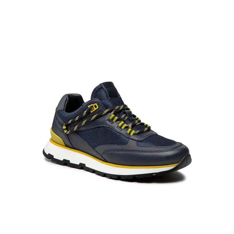 Комбинированные кроссовки HUGO BOSS артикул 50459936