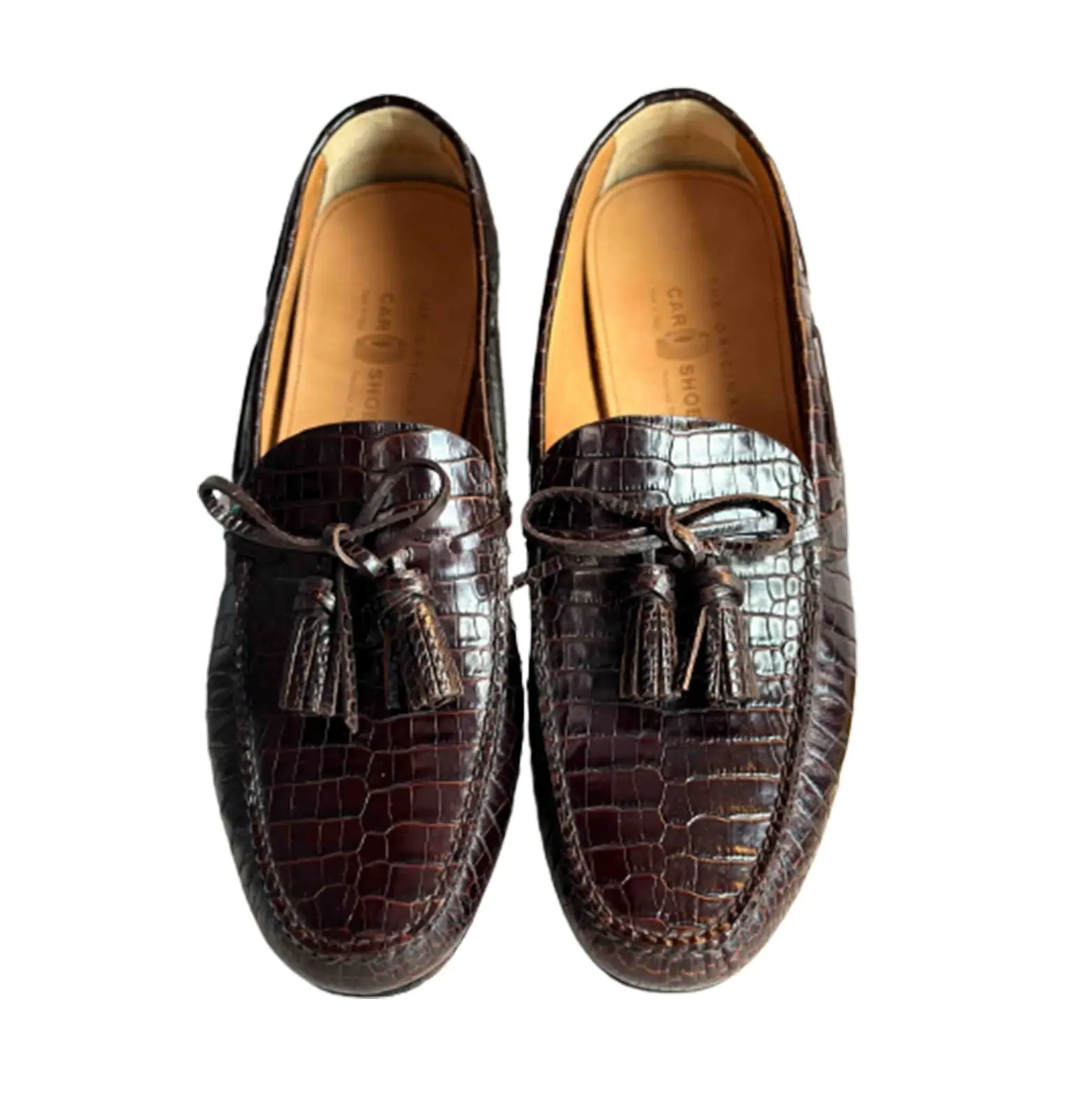 Кожаные мокасины CAR SHOE артикул KUD627