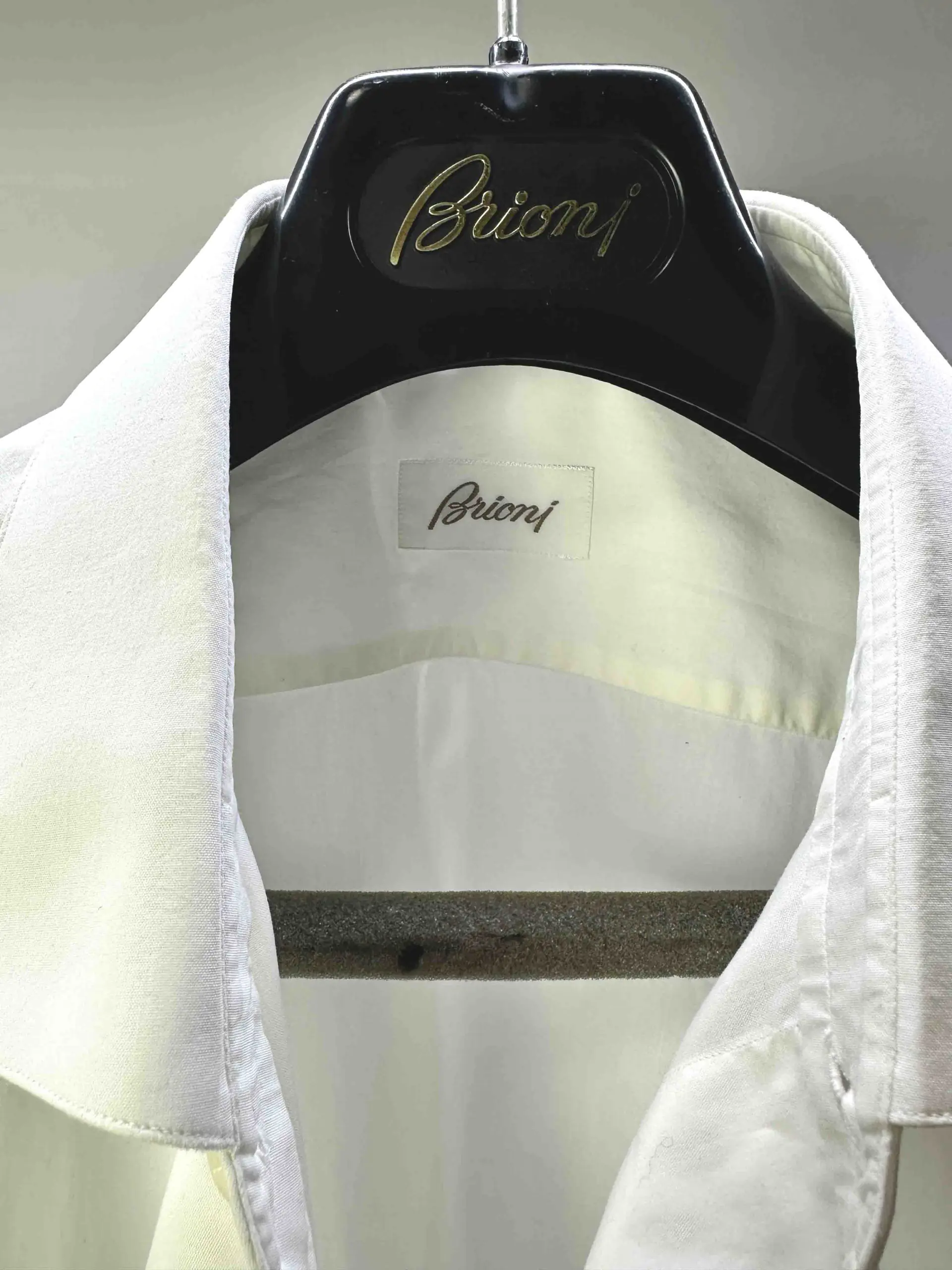 Хлопковая сорочка Brioni артикул RCA30L-PZ016