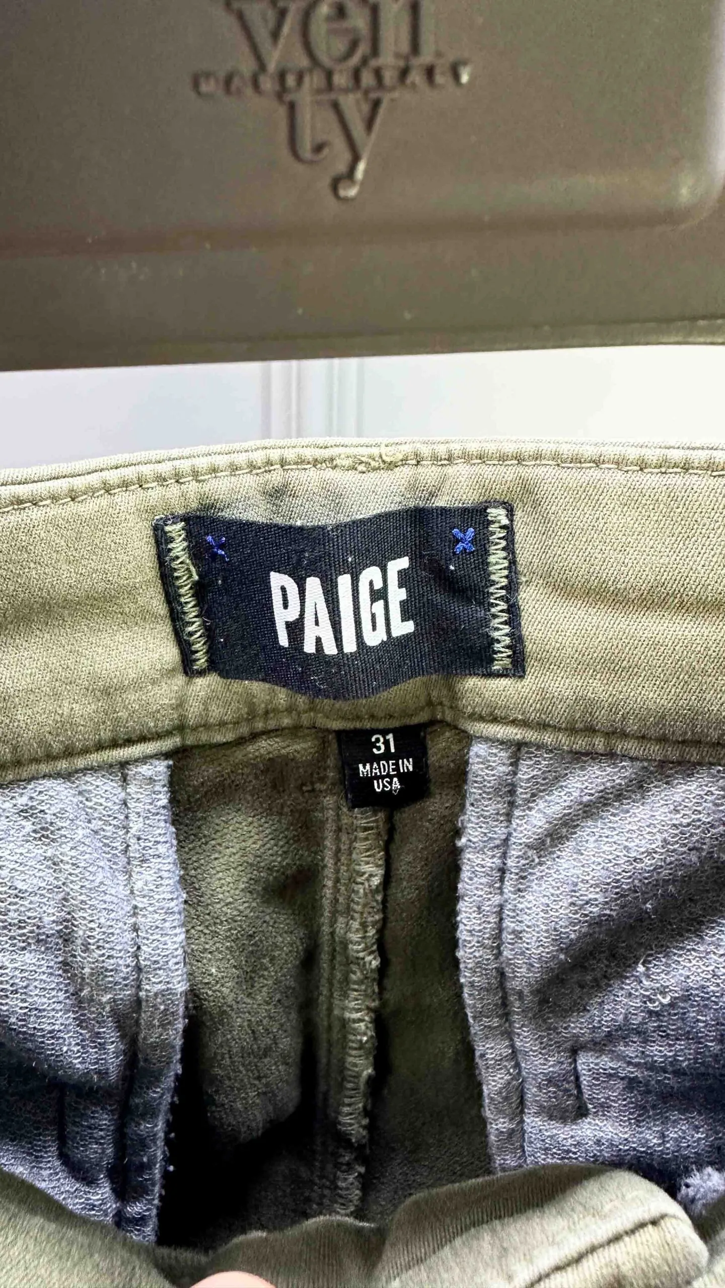Хлопковые брюки PAIGE артикул M713684-1770