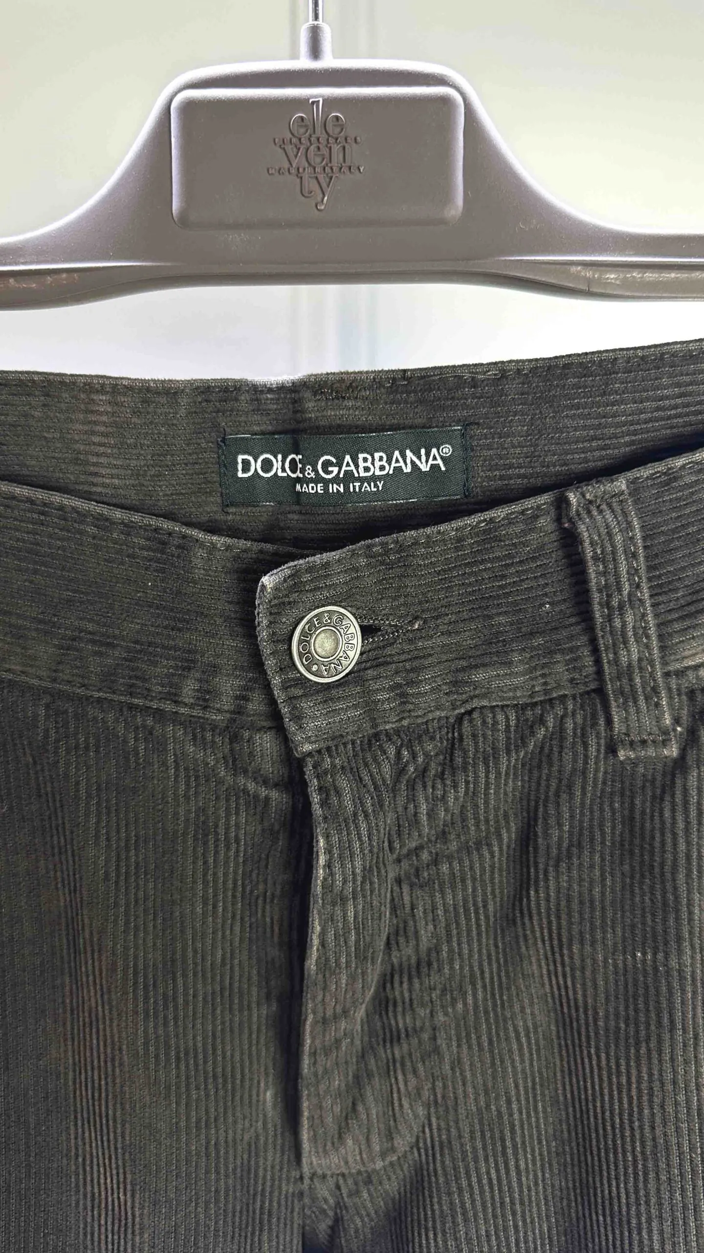 Вельветовые брюки DOLCE & GABBANA артикул G38WLX-G8M86