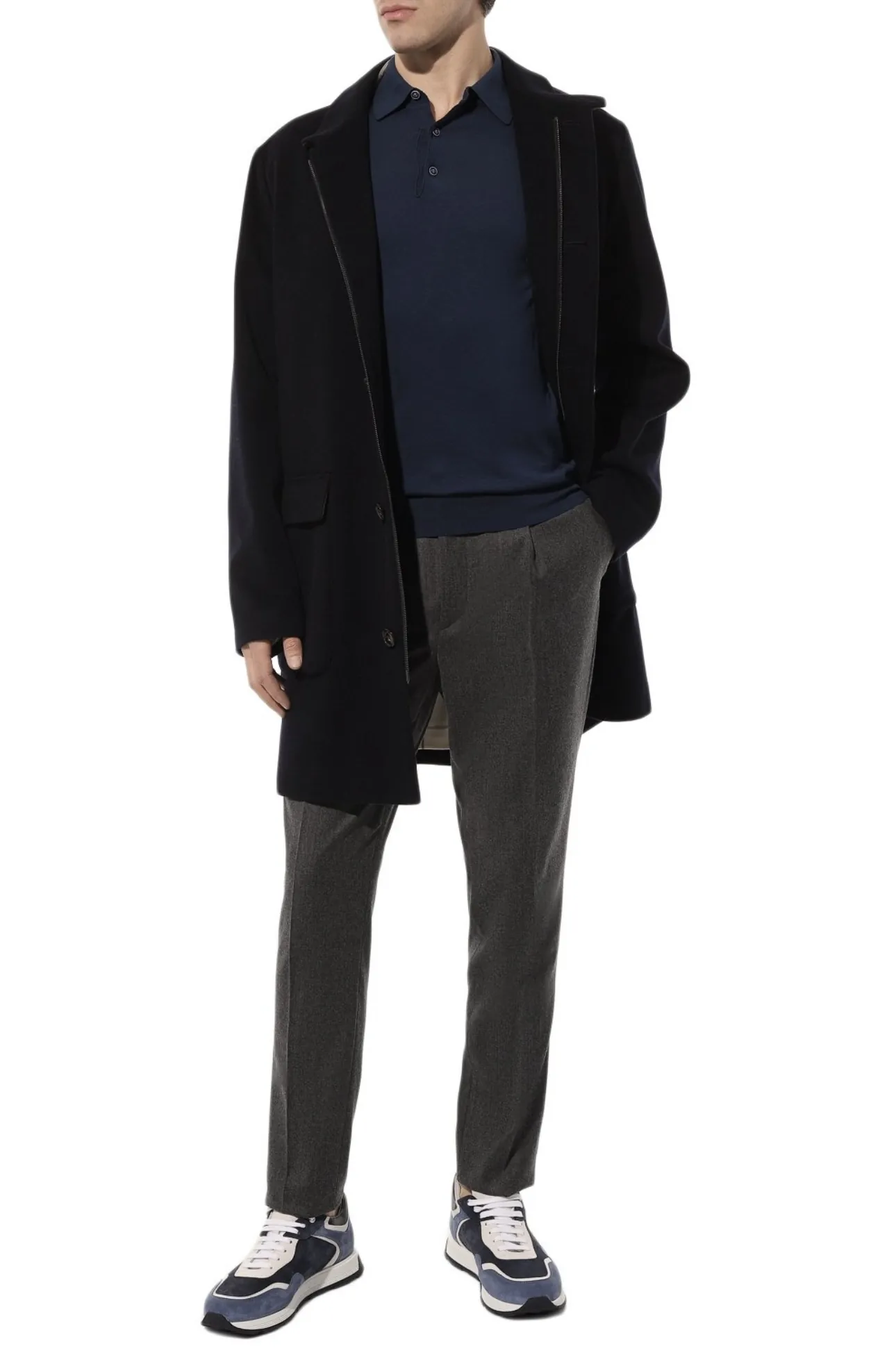 Хлопковое поло Kiton артикул UK33