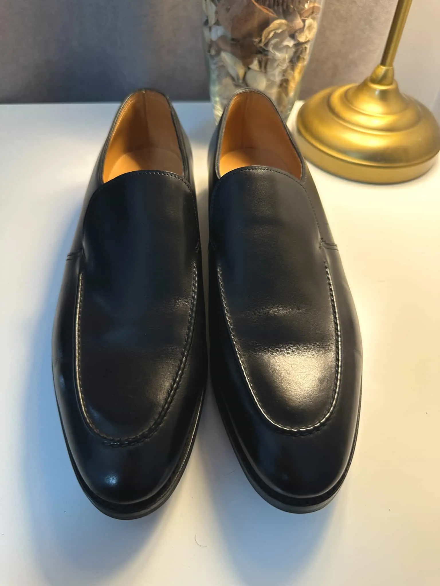 Кожаные лоферы JOHN LOBB артикул 304041LF1R7