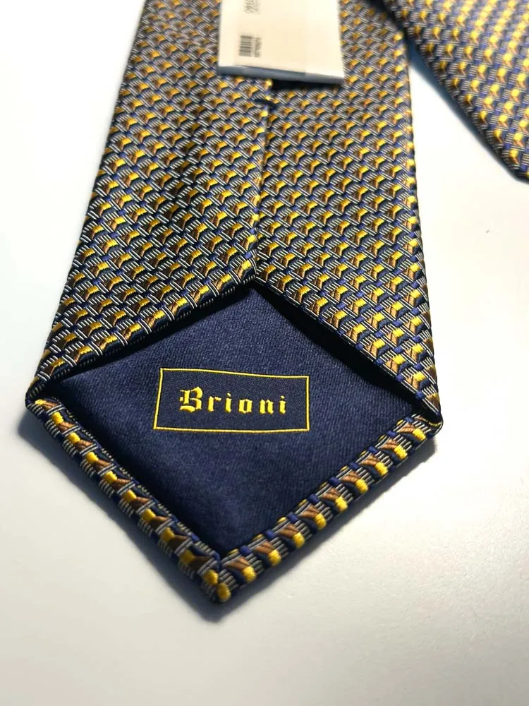 Шелковый галстук Brioni артикул 061D0-O640C-7141