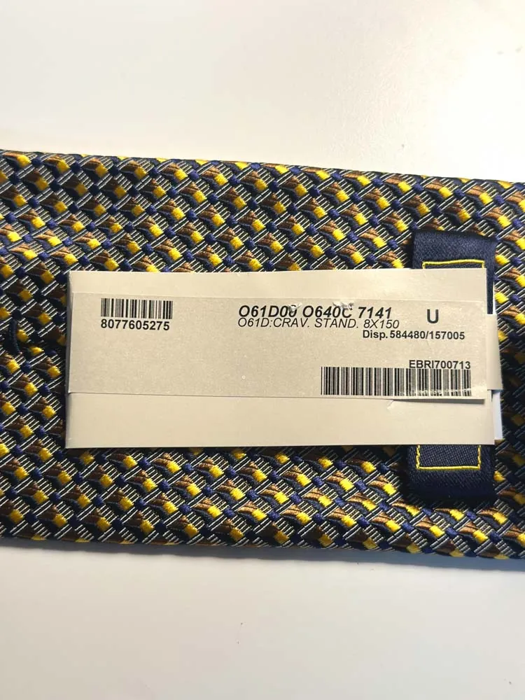 Шелковый галстук Brioni артикул 061D0-O640C-7141