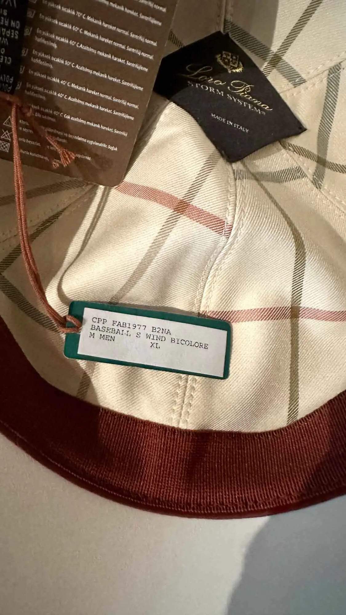 Бейсболка Loro Piana