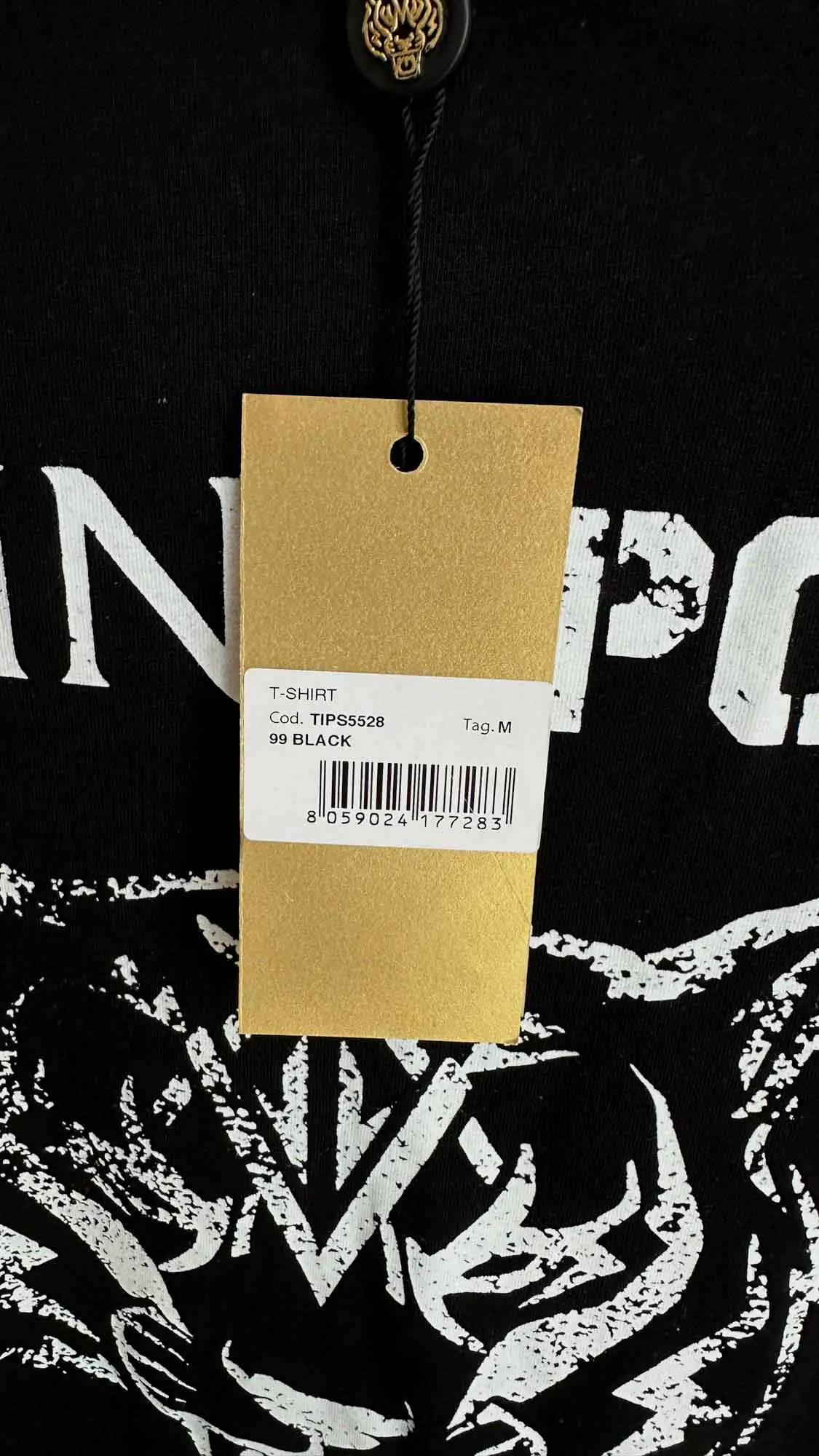 Хлопковая футболка PHILIPP PLEIN артикул TIPS5528