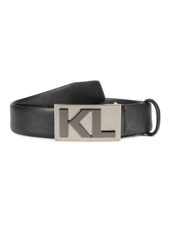 Кожаный ремень KARL LAGERFELD артикул LA4B1001