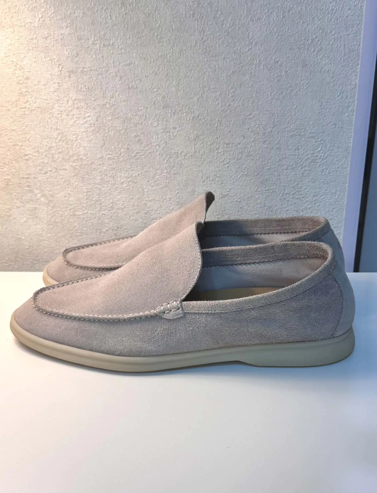 Замшевые лоферы Summer Walk артикул FAE8124