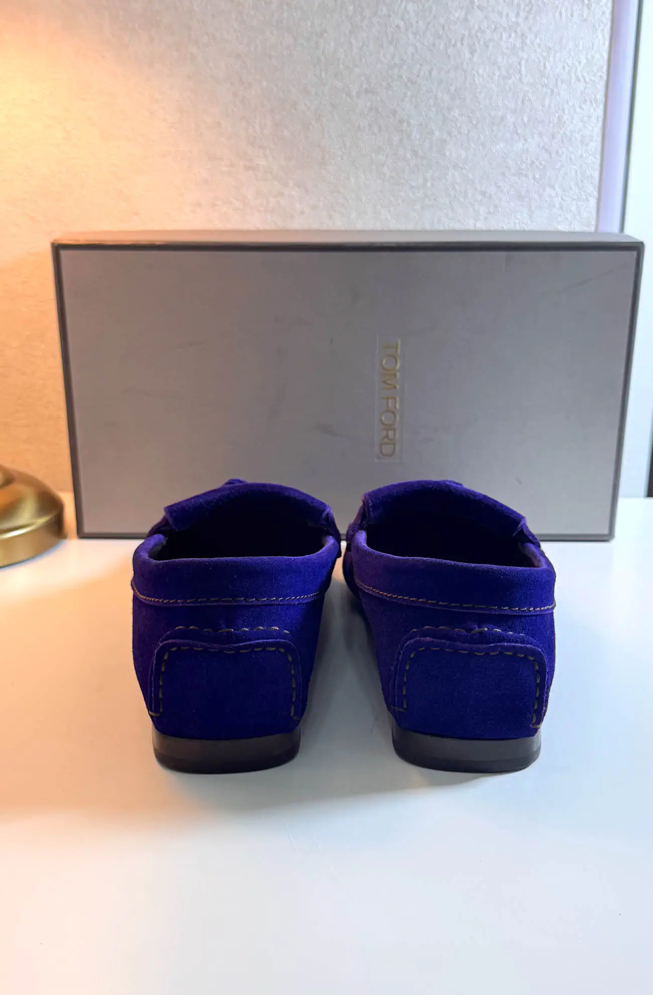Замшевые лоферы TOM FORD артикул J0745T