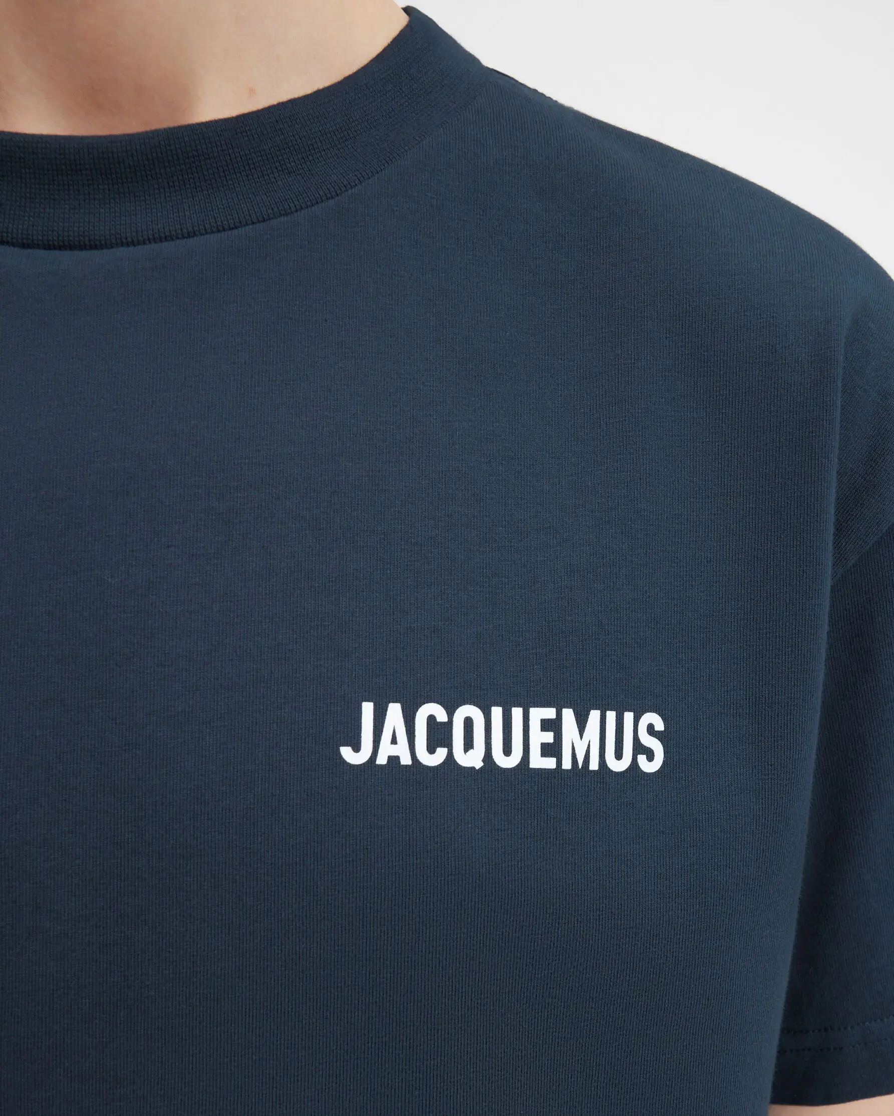 Хлопковая футболка JACQUEMUS артикул 216JS207-2480390-L