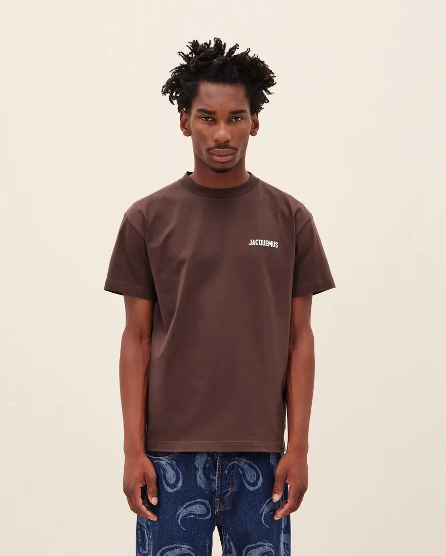 Хлопковая футболка JACQUEMUS артикул 216JS207-2480850-XL