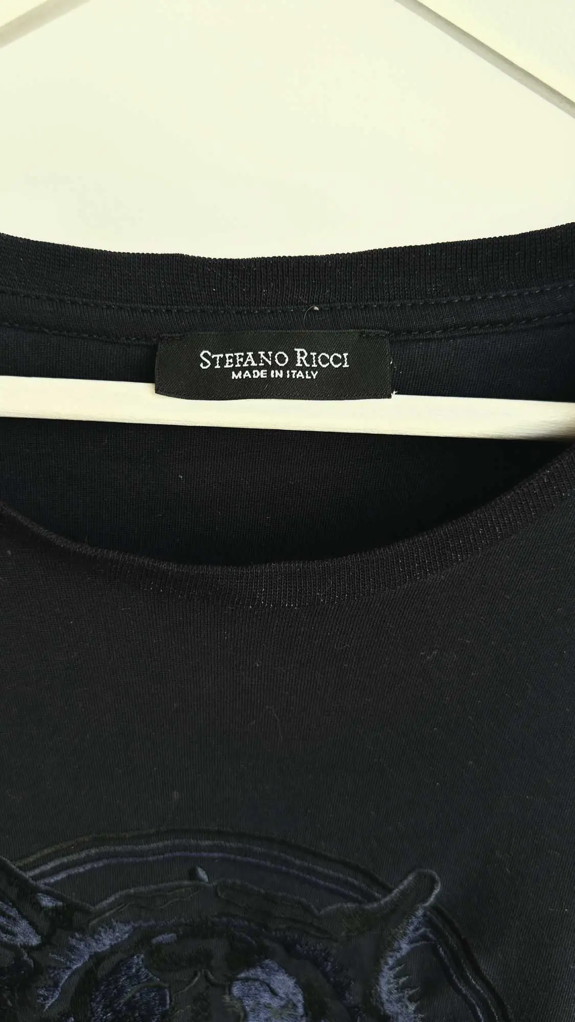 Хлопковая футболка Stefano Ricci артикул 13256-4582