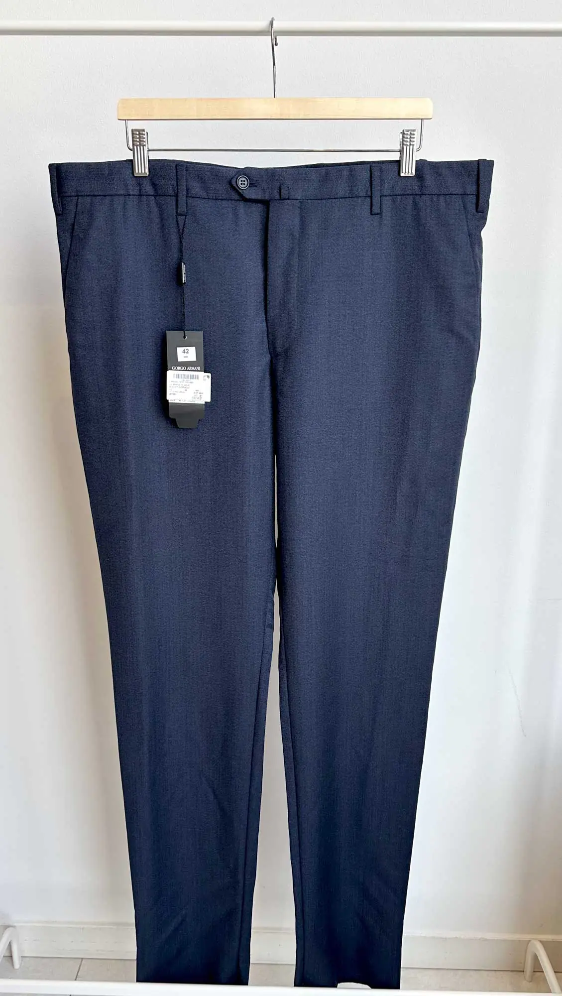 Шерстяные брюки GIORGIO ARMANI артикул 0ED17-0EPA50